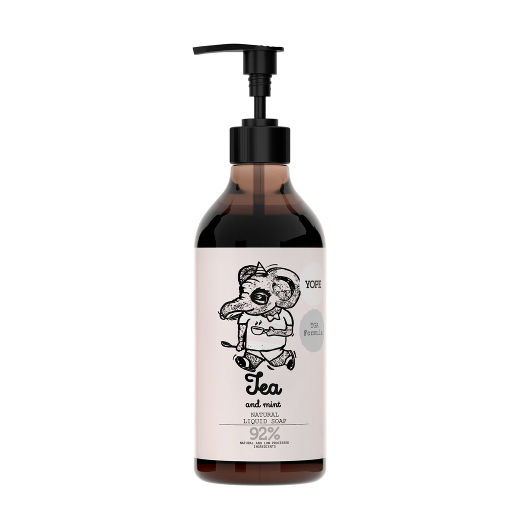 YOPE Liquid Soap with TGA Formula Tea & Peppermint / YOPE 茶丶薄荷配TGA配方洗手液 - Xavi Soap