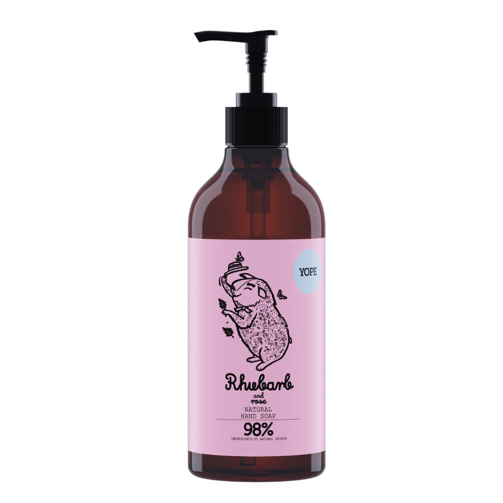 YOPE Liquid Hand Soap Rhubarb & Rose/ YOPE 大黃丶玫瑰洗手液