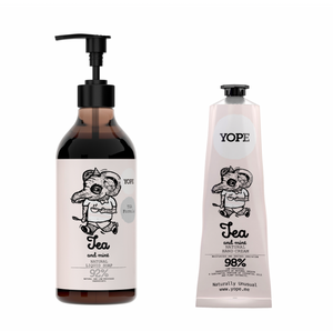 YOPE Hand cream and Liquid soap with TGA Duo Set with box / YOPE 護手霜配TGA配方洗手液套裝禮盒 (孖裝) - Xavi Soap