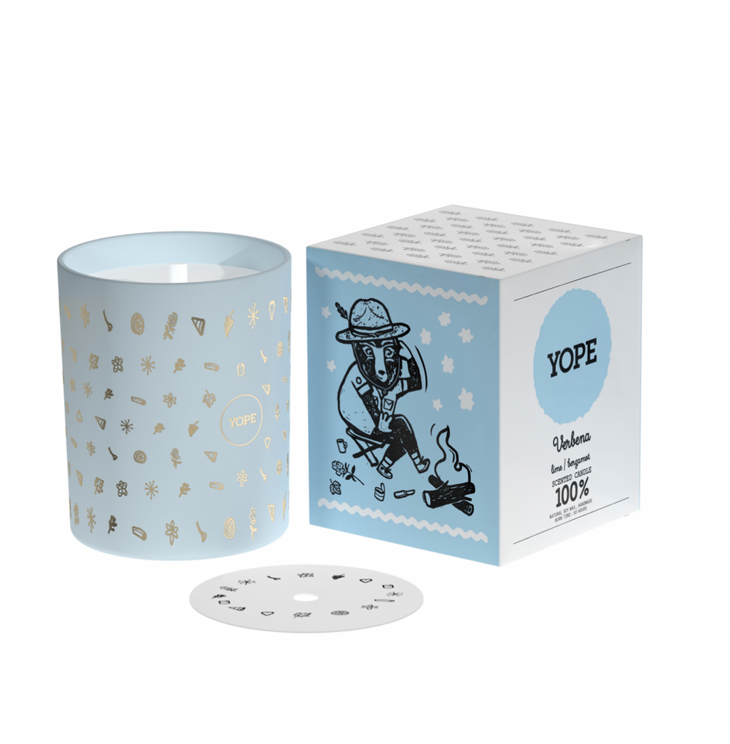 YOPE Verbena Candle 200g - Xavi Soap