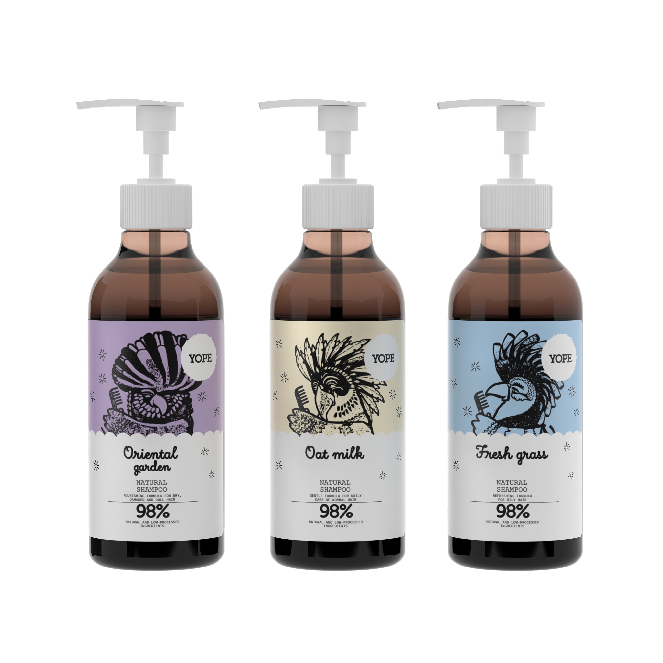 YOPE Shampoo Fresh Grass / YOPE 緑草洗髮水 - Xavi Soap
