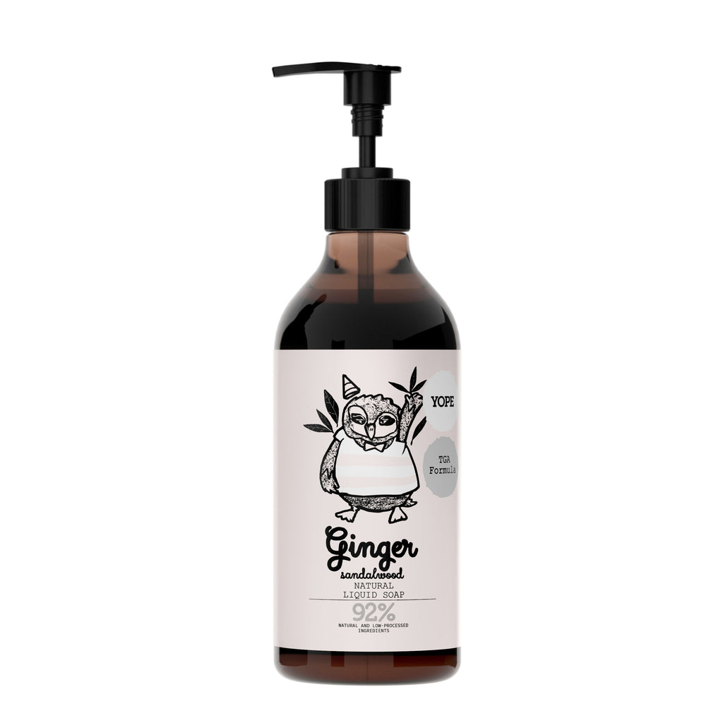 YOPE Liquid Soap with TGA Formula Ginger & Sandalwood / YOPE 生薑丶檀香配TGA配方洗手液 - Xavi Soap